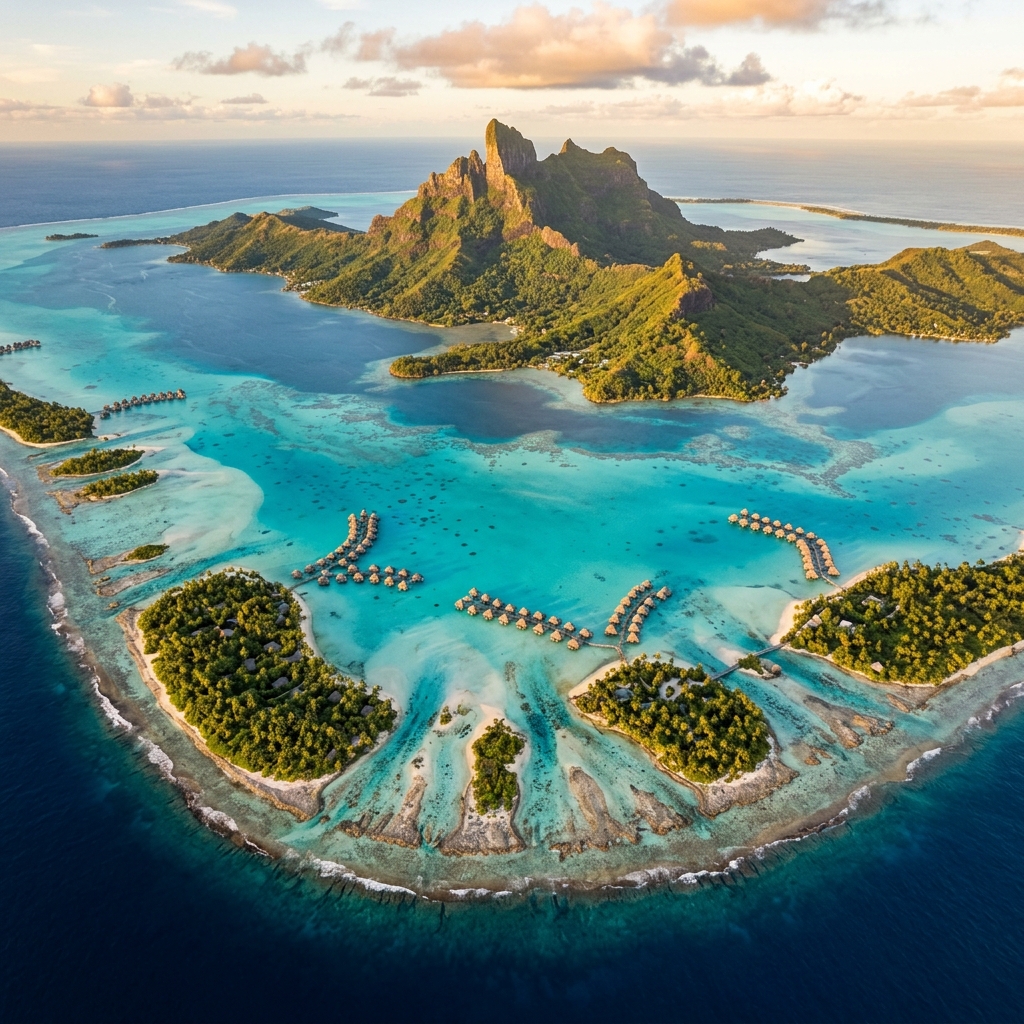 Moorea, Raiatea, Bora Bora